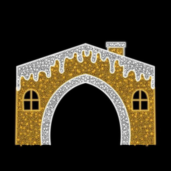 ΕΠΑΓΓΕΛΜΑΤΙΚΟ ΣΧΕΔΙΟ, ΣΠΙΤΑΚΙ ΜΕ ΧΙΟΝΙ, 230V, ΛΕΥΚΗ & ΘΕΡΜΗ ΛΕΥΚΗ LED ΦΩΤΟΣΩΛΗΝΑ, ΛΕΥΚΟ & ΘΕΡΜΟ ΛΕΥΚΟ LED, 230x90cm, IP65