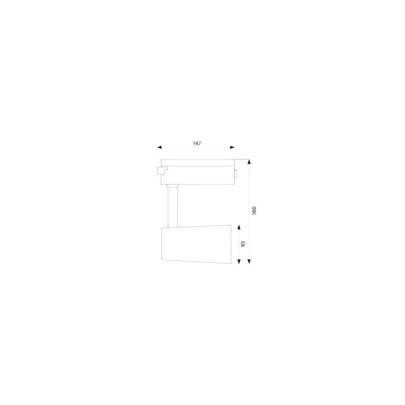 VIVALUX - LED projector for track lighting CLUB LED - 20W