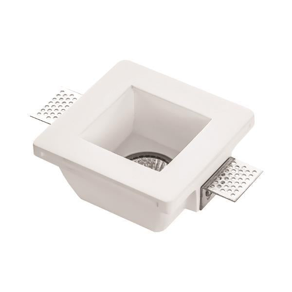 ΣΠΟΤ ΓΥΨΙΝΟ ΤΕΤΡΑΓΩΝΟ 1XGU10 120x120x62mm