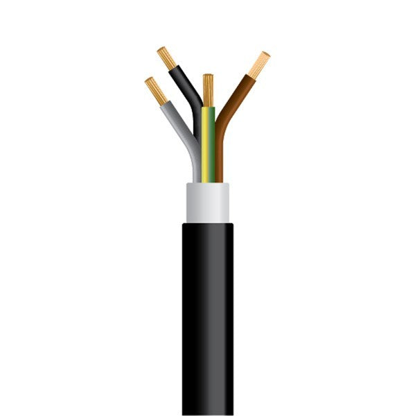 ΚΑΛΩΔΙΟ NYY J1VV-U 4X4mm² ΜΑΥΡΟ (1000m/Drum)