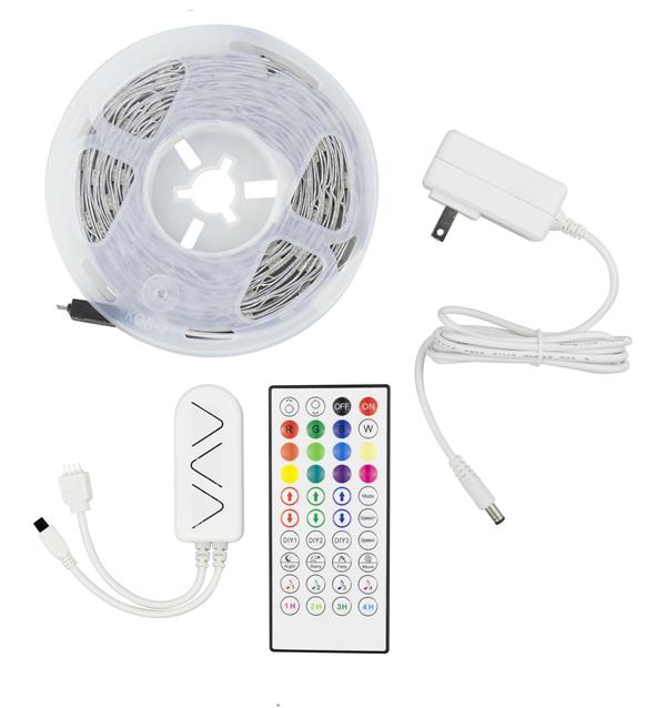 ΤΑΙΝΙΑ LED PIXEL KIT RGB 5 ΜΕΤΡΩΝ 12V + DRIVER + Wifi CONTROLLER ΜΕ ΜΟΥΣΙΚΗ IP20