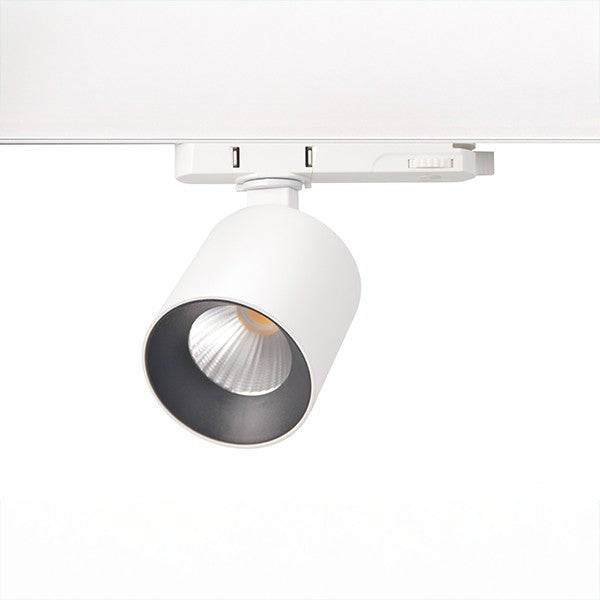 ΣΠΟΤ ΡΑΓΑΣ DIMMING LED 28W 4000K TRIAC 4 ΓΡΑΜΜΩΝ ΜΑΥΡΟ PRO
