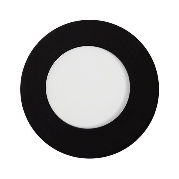 ΦΩΤΙΣΤΙΚΟ ΧΩΝΕΥΤΟ LED SLIM Φ85 3W 4000K ΜΑΥΡΟ PLUS