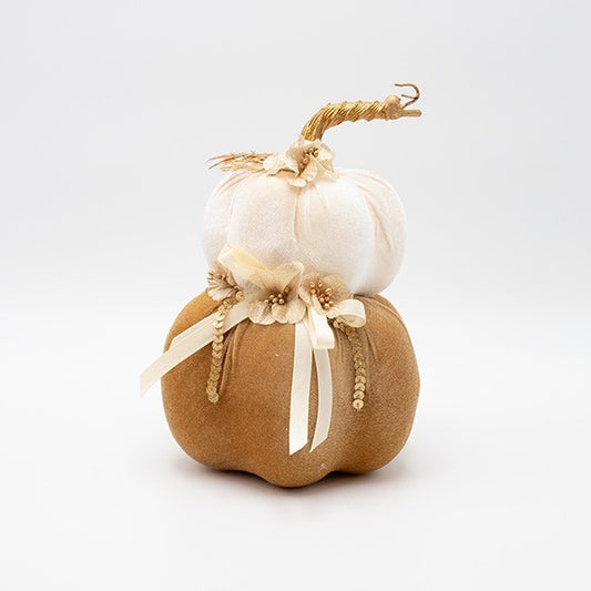 ΒΕΛΟΥΔΙΝΗ ΚΟΛΟΚΥΘΑ, ΔΙΠΛΗ, ΛΕΥΚΗ ΜΟΚΑ, 15x22cm