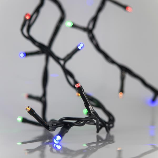 ΣΕΙΡΑ, 100 LED 5mm, 31V BLUETOOTH ΜΕΤΑΣΧΗΜΑΤΙΣΤΗ, ΠΡΑΣΙΝΟ PVC ΚΑΛΩΔΙΟ, ΘΕΡΜΟ ΛΕΥΚΟ & ΧΡΩΜΑΤΙΣΤΟ LED ΑΝΑ 8cm, ΠΡΟΕΚΤΑΣΗ ΠΑΡΟΧΗΣ 5m, IP44