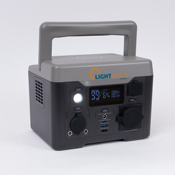 ΦΟΡΗΤΟΣ ΣΤΑΘΜΟΣ ΕΝΕΡΓΕΙΑΣ LIGHTBORN SYSTEMS 284.7Wh/350W