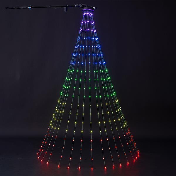 ΧΤΑΠΟΔΙ, 342 SMART MINI LED, ΜΕΤΑΣΧΗΜΑΤΙΣΤΗΣ, ΕΛΕΓΧΟΣ ΜΕΣΩ ΕΦΑΡΜΟΓΗΣ, ΠΡΑΣΙΝΟ ΠΛΑΚΕ ΧΑΛΚΙΝΟ ΚΑΛΩΔΙΟ, RGBW LED ΑΝΑ 10cm (18 ΣΕΙΡΕΣ x 19 LED), ΠΡΟΕΚΤΑΣΗ ΠΑΡΟΧΗΣ 5m, IP44