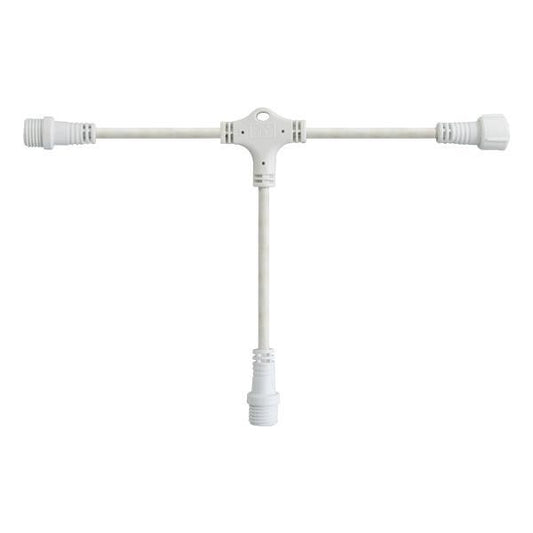 DIY, ΛΕΥΚΟ ΚΑΟΥΤΣΟΥΚ ΚΑΛΩΔΙΟ ΤΥΠΟΥ ΤΑΦ, 3 ΚΟΝΕΚΤΟΡΕΣ, 10cm, IP65