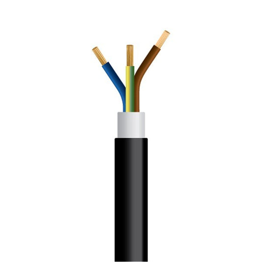 ΚΑΛΩΔΙΟ NYY J1VV-R 3X95mm² ΜΑΥΡΟ (500m/Drum)