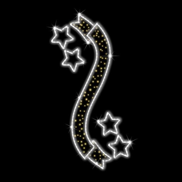 ΕΠΑΓΓΕΛΜΑΤΙΚΟ ΣΧΕΔΙΟ, ΕΠΙΣΤΗΛΙΟ, ΜΕ ΑΣΤΕΡΑΚΙΑ, 230V, ΛΕΥΚΗ LED ΦΩΤ/ΝΑ, ΘΕΡΜΑ ΛΕΥΚΑ LED, 200x80cm, IP65