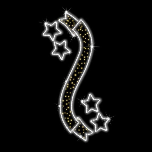 ΕΠΑΓΓΕΛΜΑΤΙΚΟ ΣΧΕΔΙΟ, ΕΠΙΣΤΗΛΙΟ, ΜΕ ΑΣΤΕΡΑΚΙΑ, 230V, ΛΕΥΚΗ LED ΦΩΤ/ΝΑ, ΘΕΡΜΑ ΛΕΥΚΑ LED, 200x80cm, IP65