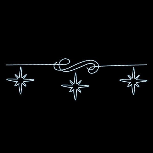 ΕΠΑΓΓΕΛΜΑΤΙΚΟ ΣΧΕΔΙΟ, ΓΙΡΛΑΝΤΑ, ΜΕ ΑΣΤΕΡΙΑ, 230V, ΛΕΥΚΗ LED ΦΩΤΟΣΩΛΗΝΑ, 110x600, IP65