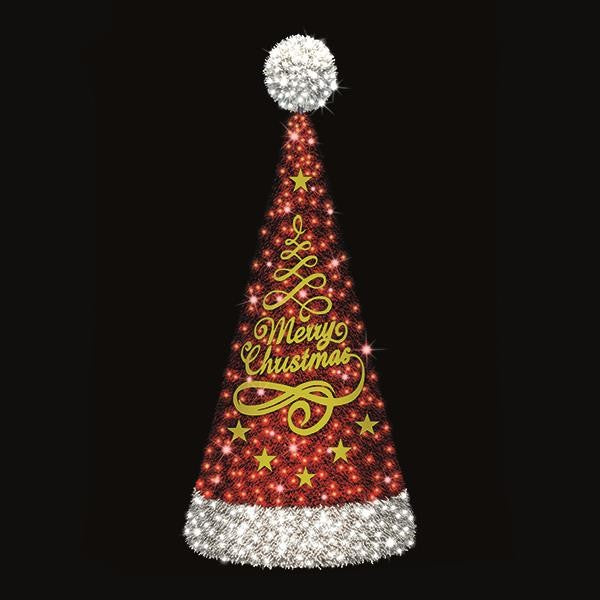 ΕΠΑΓΓΕΛΜΑΤΙΚΟ ΣΧΕΔΙΟ, ΧΡΙΣΤΟΥΓΕΝΝΙΑΤΙΚΟ ΔΕΝΤΡΟ 3D ΜΕ ΕΠΙΓΡΑΦΗ, 230V, ΛΕΥΚΟ & ΚΟΚΚΙΝΟ LED, 900x350cm, IP65