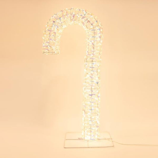 ΦΩΤΙΖΟΜΕΝΟ ΜΠΑΣΤΟΥΝΙ ΙΡΙΔΙΖΟΝ 74cm, 600 LED, 4,5V ΜΕΤΑΣΧΗΜΑΤΙΣΤΗ, TIMER, ΑΣΗΜΙ ΧΑΛΚΙΝΟ ΚΑΛΩΔΙΟ, ΘΕΡΜΟ ΛΕΥΚΟ LED, ΠΡΟΕΚΤΑΣΗ ΠΑΡΟΧΗΣ 5m, IP44