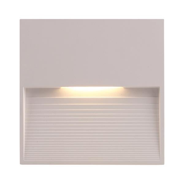 ΑΠΛΙΚΑ ΤΟΙΧΟΥ SLIM LED 3W 120X120X12 3000K IP65 ΛΕΥΚΗ PLUS ARTE ILLUMINA