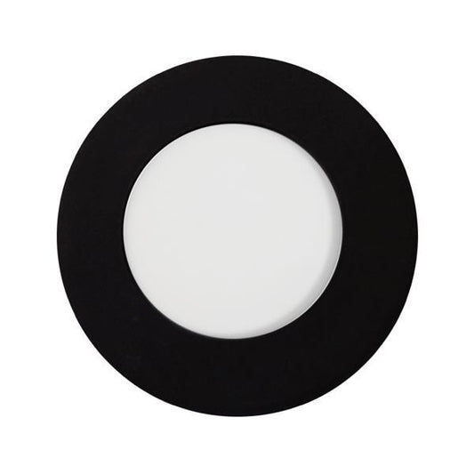 ΦΩΤΙΣΤΙΚΟ ΧΩΝΕΥΤΟ LED SLIM Φ85 3W 6500K ΜΑΥΡΟ PLUS