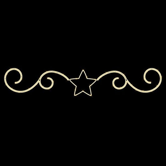 ΕΠΑΓΓΕΛΜΑΤΙΚΟ ΣΧΕΔΙΟ, ΓΙΡΛΑΝΤΑ, ΜΕ ΑΣΤΕΡΙ, 230V, ΘΕΡΜΗ ΛΕΥΚΗ LED ΦΩΤΟΣΩΛΗΝΑ, 110x520, IP65