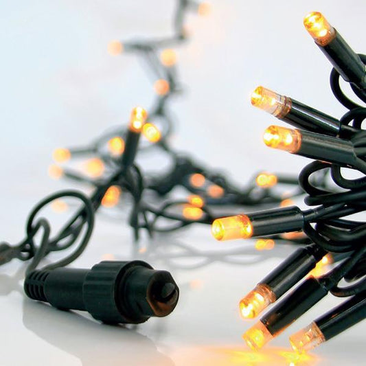 ΣΕΙΡΑ, 100 LED 5mm ΜΕ ΚΑΛΥΜΜΑ, 230V, 2 ΕΠΕΚΤΑΣΕΙΣ ΕΩΣ 9 ΣΕΤ, ΠΡΑΣΙΝΟ ΚΑΟΥΤΣΟΥΚ ΚΑΛΩΔΙΟ, ΘΕΡΜΟ ΛΕΥΚΟ LED ΑΝΑ 10cm, IΡ65 (ΧΩΡΙΣ ΚΑΛΩΔΙΟ ΠΑΡΟΧΗΣ)
