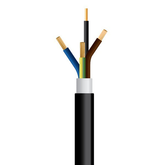 ΚΑΛΩΔΙΟ NYY J1VV-R 3X25+16mm² ΜΑΥΡΟ (500m/Drum)