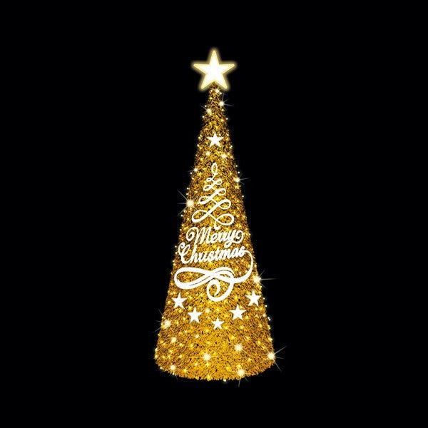 ΕΠΑΓΓΕΛΜΑΤΙΚΟ ΣΧΕΔΙΟ, ΧΡΙΣΤΟΥΓΕΝΝΙΑΤΙΚΟ ΔΕΝΤΡΟ 3D, ΘΕΡΜΗ ΛΕΥΚΗ LED ΦΩΤ/ΝΑ, ΘΕΡΜΟ ΛΕΥΚΟ LED, 350x120cm, IP65