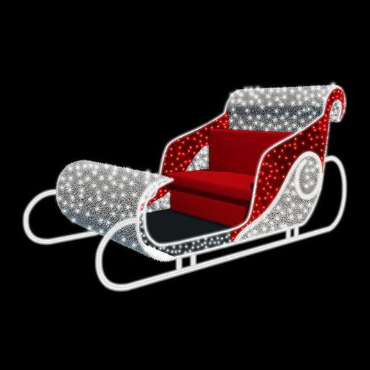 ΕΠΑΓΓΕΛΜΑΤΙΚΟ ΣΧΕΔΙΟ, ΕΛΚΗΘΡΟ 3D, 230V, ΛΕΥΚΗ LED ΦΩΤΟΣΩΛΗΝΑ, ΛΕΥΚΟ & ΚΟΚΚΙΝΟ LED, 300x160x125cm, IP65