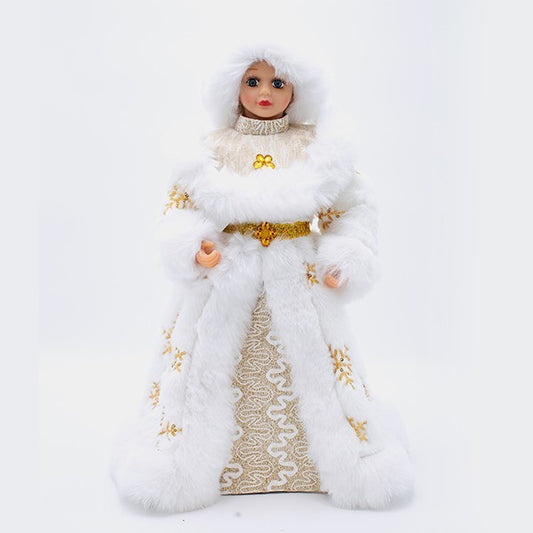 ΚΟΥΚΛΙΤΣΑ ΜΕ ΛΕΥΚΗ ΚΑΠΑ, 45cm