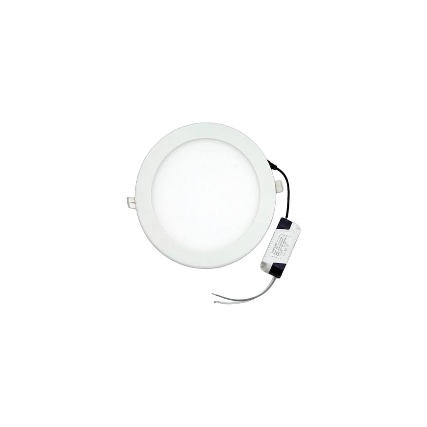ΦΩΤΙΣΤΙΚΟ ΧΩΝΕΥΤΟ LED SLIM Φ225 20W 3000K ΛΕΥΚΟ VALUE